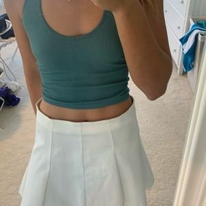 White skirt